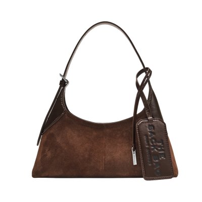 THE SMALL BELTED SACK BAG IN SUEDE